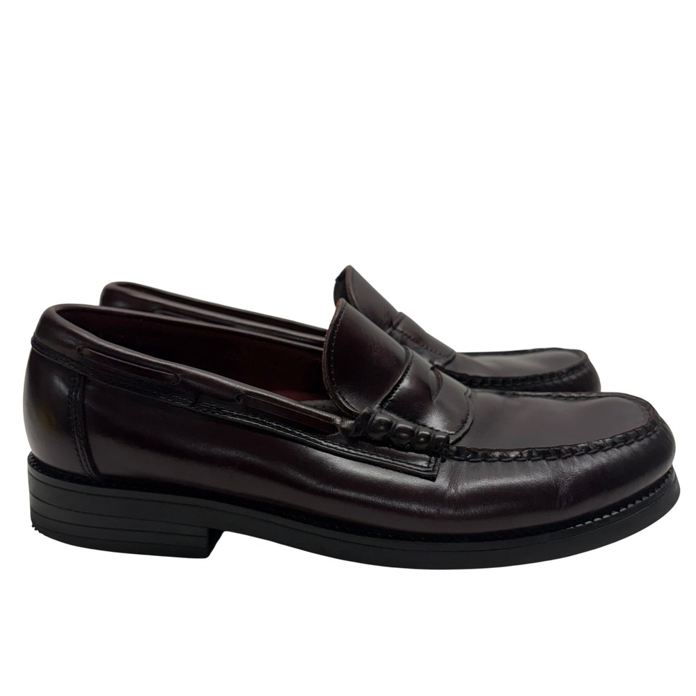 G.H. Bass Loafers Mens 10.5 M Burgundy Weejuns Penny Slip On Classic Dress Shoes